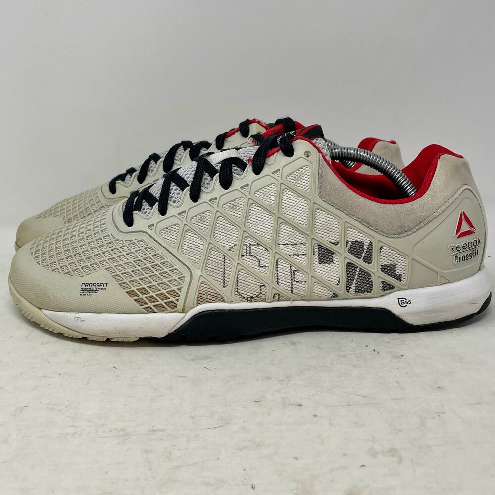 Reebok Nano 4.0 Crossfit Grey Red Mens Size 11